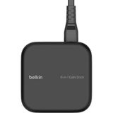 Fimer Connect Gan Usb-C 6'sı 1 Arada Bağlantı Istasyonu, 130 W Multiport Dock, 96 W Pd, Usb-C, Usb-A, Gigabit Ethernet ve HDMI 4K Bağlantı Noktaları, MacBook Pro, Dizüstü Bilgisayarlar ve Chromebook