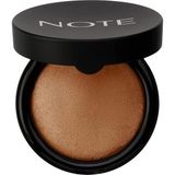 Fimer Cosmetics Baked Powder 03 Caramel Cake Işıltılı Bitişli Highlighter Toz Yüz Pudrası