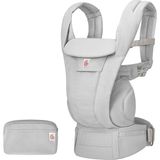 Fimer Deluxe Cotton (Pearl Grey) 4 Farklı Taşıma Pozisyonlu Ergonomik Kanguru, 0-4 Yaş Yeni Doğan