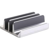 Fimer Dikey Metal Laptop Standı MacBook Air, MacBook Pro ve 11-16 Inç Notebook ile Uyumlu Ergonomik Alüminyum Bilgisayar Tutucu Masaüstü Düzenleyici Gümüş