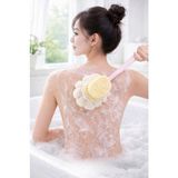 Fimer Duş Fırçası Lif Uzun Saplı Çift Taraflı Duş Fırçası Kıl ve Lifli Masaj Etkili Vücut Temizleme Peeling Fırçası Sırt ve Cilt Bakımı Için