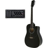 Fimer F650N-BKC Siyah Elektro Akustik Gitar