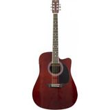 Fimer F650N-WRC Wine Red Elektro Akustik Gitar