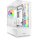 Fimer Kasa Mıd Tower Psusuz 4xfan Ak6 Rgb Whıte