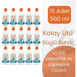 Fimer Kolay ve Hızlı Ütüleme 15 Adet 500 ml - Ütü, Buhar Kazanlı Ütü, Kırışık Giderici Ütüler ve Robot Süpürgeler Için