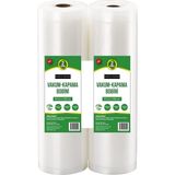 Fimer Metre (2 Adet 30CM x 5 Metre) Gofrajlı Tırtıklı Rulo Vakum Poşeti 2'li Bobin Vakumlama Folyosu Vakumlu Rul, Bpa Içermez, Tüm Vakumlama Makineleri Için, Kaynatılabilir, Tekrar Kullanılabilir…