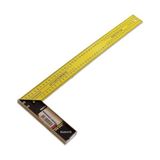 Fimer mm 50 cm Alüminyum Marangoz Gönye Metal Gövde Açılı Ölçüm Cetveli Ahşap Inşaat Hassas Gönye