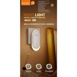 Fimer Sensörlü LED Gece Lambası Prize Takılan Otomatik Karanlık Sensörlü Gece Işığı Bebek Odası Koridor Yatak Odası TS-N23