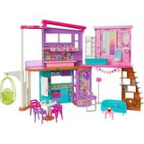 Fimer Tatil Evi Oyun Seti 30'dan Fazla Parça Içeren Barbie Tatil Evi, 3 Yaş ve Üzeri Için Oyuncak HCD50