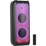 Fimer WAVE10 10 Inç (25,4 Cm) Çift Woofer’lı Hoparlör, 800W, Bluetooth, Usb/microsd, Wave LED Efekti, Tws Kablosuz Bağlantı, Siyah