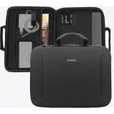 Fimer Zone x MCE-1403 Sert Yapılı Çanta, 14” MacBook Pro, 13”macbook Pro, 13” Macbook Air, 13”&14.1” Notebook Modelleri Için Koruyucu Kılıf, Aksesuar Düzenleyicili iPad Taşıma Kılıfı