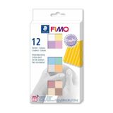 Fımo FİMO MODELLEME KİL HAMURU SOFT PASTEL 12x25gr. (300g) 12 RENK