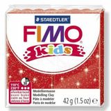 Fimo Kids No:212 Yaldızlı Kırmızı 42 gr Polimer Kil