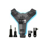 Fimtech Jaw Mount Motor 5 Parça Mavi Çene Aksiyon Kamera Tutma Aparatı