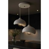 Findify Store Natural Beton Görünüm 2 Li Sarkıt Avize Bohem Modern Rustik (Rustik Ampul Hediyedir.) - Beyaz