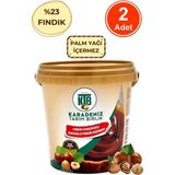 Fındık Parçacıklı Kakaolu Fındık Kreması (%23 Fındık) 800 G x 2 Adet Sürülebilir Çikolata Palm Yağı Içermez - 800 gr