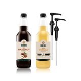 Fındık & Vanilya Aromalı Kahve & Meyve Şurubu 2 x 700 ml.