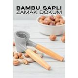 Fındık Ve Ceviz Kırıcı - Bambu Saplı Döküm Ceviz Fındık Kıracağı 721983 Döküm Bej