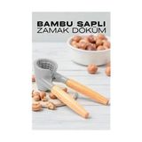 Fındık ve Ceviz Kırıcı - Bambu Saplı Döküm Ceviz Fındık Kıracağı