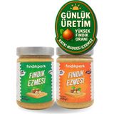 Fındıkpark Günlük Şekerli ve Şekersiz Fındık Ezmesi - 2li Paket - 1200 Gram - 1,2 kg