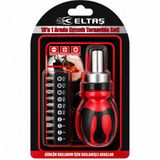 Findit 10IN1 SİLİKON SAP - CR-V CIRCIRLI TORNAVİDA BİTS SETİ PH1-PH2-PH-3 - PZ1-PZ2-PZ3 MANYETİK UÇ TUTUCU (2818)
