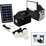 Findit 3IN1 - SOLAR 2İN1 SABİT+OYNAR BAŞLI EL FENERİ - RADYO - MP3 BLUETOOTH - USB/ TF PORT - 4 PARÇA AMPUL KABLOLU - PO WERBA