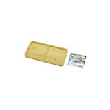 Findit DİKDÖRTGEN 2 BÖLMELİ AHŞAP BAMBU YAĞDANLIK ALTLIK MİNİ TEPSİ 12 X 23.4 X 0.8CM (2818)