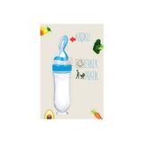 Findit Kaşıklı Mama Silikon Biberon Erkek Bebek Besleyici 334768