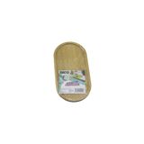 Findit OVAL AHŞAP BAMBU YAĞDANLIK ALTLIK MİNİ TEPSİ 12 X 23.3 X 0.8CM (2818)