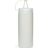 Findit Şeffaf Kapaklı Sızdırmaz Yağlık Sosluk Şişesi Plastik Yağdanlık 400 ml. AP-9028 (2818)