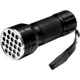Findit Uv Işınlı 21 Ledli 10 cm Metal Kasa Pilli El Feneri 330947 - Siyah