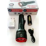 Findit WISON WS-5572 20W Uzun Menzilli Şarjlı Metal El Feneri (2818)