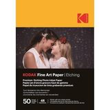 Fine Art Paper - Dokulu Premium Fotoğraf Kağıdı, 50 Yapraklı Paket, A6 Formatında (10 x 15 Cm), Gravür Efektli Mat, 170 G/m², Tüm Mürekkep Püskürtmeli Yazıcılar ile Uyumlu