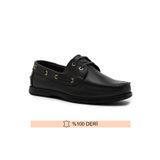 Fine Ayakkabıcılık Hakiki Deri Siyah Dar Kalıp Erkek Loafer Ayakkabı (DEXTER) 39-47