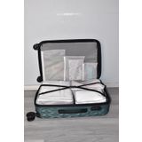fine class 6'lı Valiz Bavul Içi Organizer Seyahat Çantası Çanta Içi Düzenleyici Organizer Set Gri