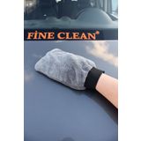 Fine Clean 1 Adet Araba Yıkama Kurulama Cila Eldiveni Mikrofiber Oto Bezi Sünger