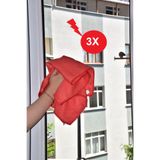 Fine Clean 3 Adet Büyük Boy Sihirli Mikrofiber Cam Ve Ayna Temizlik Bezi 40*60