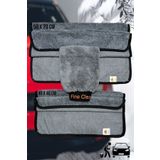 Fine Clean 3'lü Mikrofiber Oto Yıkama Kurulama Araba Silme Bezi Oto Eldiven Toz Bezi