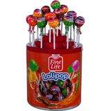 Fine Life Lollipop 120 Adet 11G Sert Şeker Çilek Kola Elma Limon Portakal Aromalı