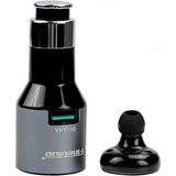 FineBlue Car-Blue 2 in 1 2.4A Gri Bluetooth Kulaklık ve Şarj Başlığı
