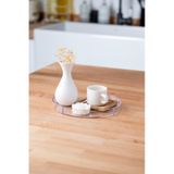 Finehome Belly Pleksi Yuvarlak Tepsi