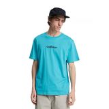 FINELINE Mavi Bisiklet Baskılı Erkek T-Shirt