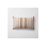 Fineroom Living " Gobi " - Keten Çizgili Desenli Kırlent 30x50cm (Ic Yastık Dahil)
