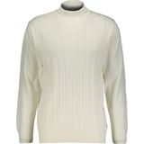 Finesuits Erkek Düz Yünlü Desenli Yünlü Kazak 2522201011.YBR - Beyaz - 5XL