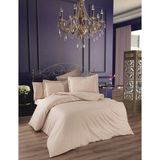 Finezza 1178 200x220 cm 6 Parça Krem Bella Bambu Jakar Kumaş Bej Çift Kişilik Nevresim Takımı