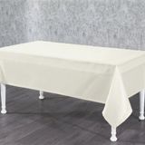 Finezza 140x200 cm Kristal Monoray Kumaş Krem Dikdörtgen Masa Örtüsü