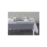 Finezza 160x220 cm 17 Parça 8 Kişilik Kristal Monoray Kumaş Gri Sofra Takımı