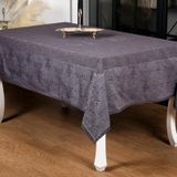 Finezza 160x220 cm Ayda Lüx Jakar Polycotton Füme TP Kumaş Masa Örtüsü