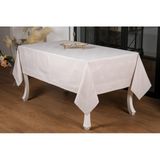 Finezza 160x220 cm Rana Lüx Jakar Polycotton Gri Kumaş Masa Örtüsü