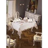 Finezza 160x230 cm 17 Parça 8 Kişilik Henna Güpürlü Keten Krem Sofra Takımı